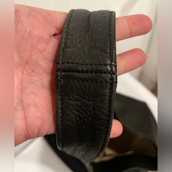 Clare V Bando pebbled leather shoulder tote, single strap, black, EUC - Picture 12 of 16